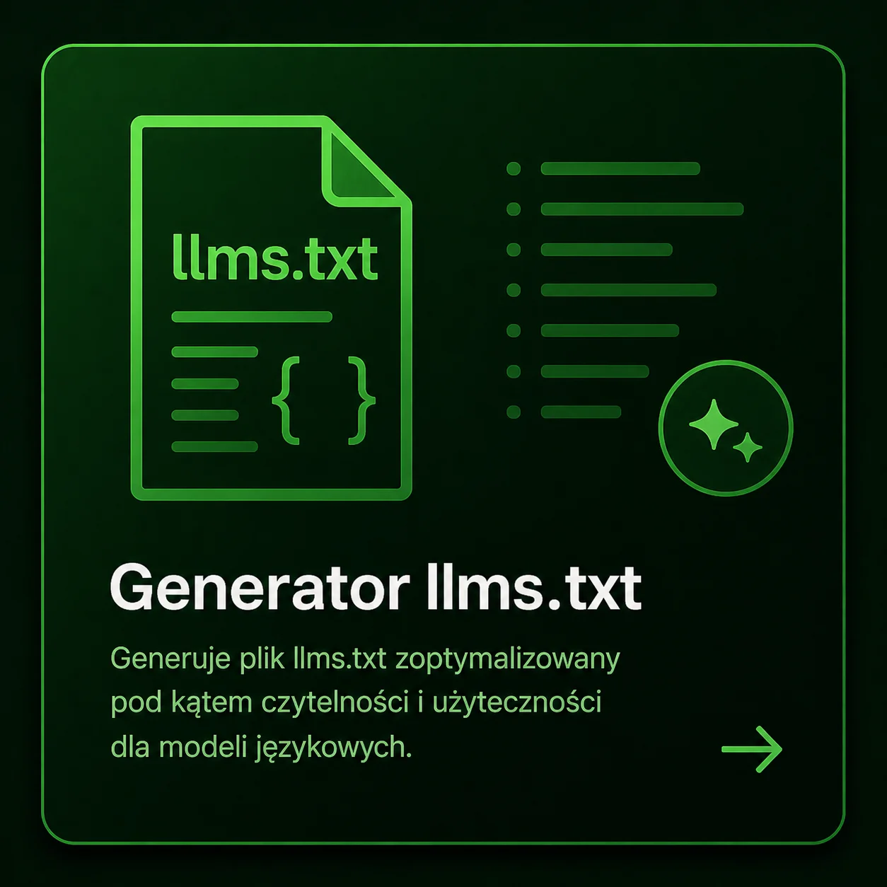 narzędzia iFox.pl generator llms.txt