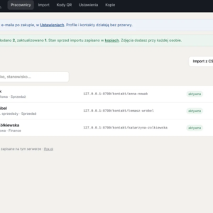 ifox.pl Kontakt - system zarządzania wizytówkami online